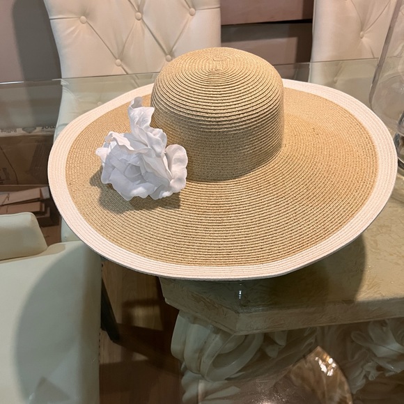 Ladies straw hat - ONE SIZE - Picture 2 of 2